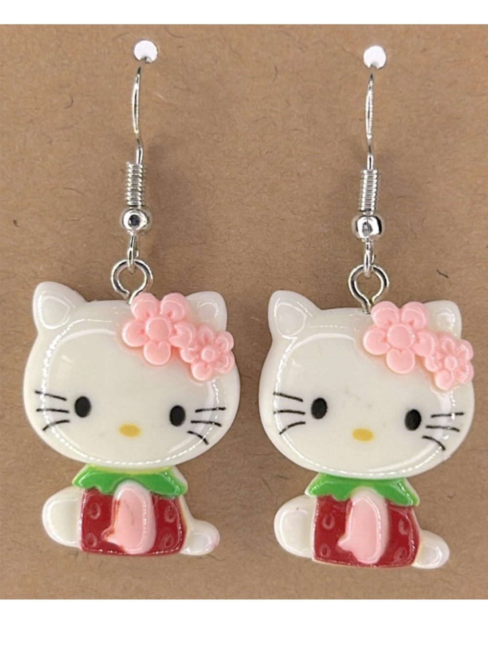 Cute Sanrio Hello Kitty Pendant Cartoon Dangle Earrings Fashion Jewelry